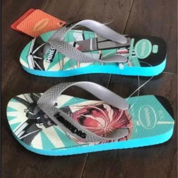 Havaianas Minecraft Thong Flip Flops Size 11/12 - unisex - Picture 2 of 7